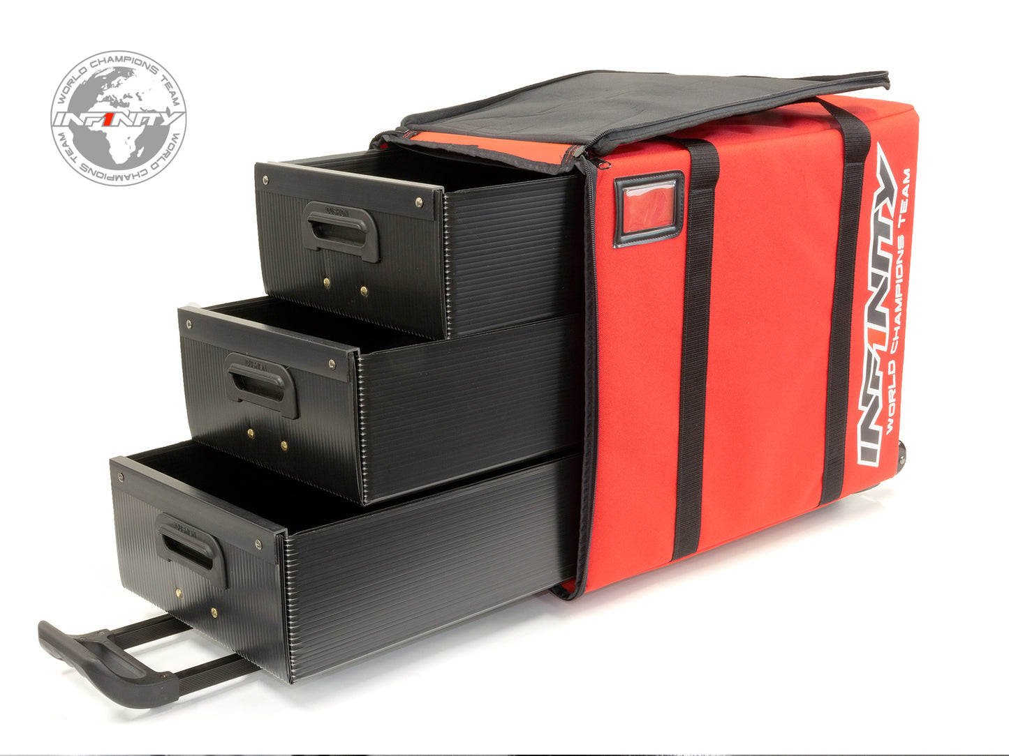 A0092 - INFINITY RACING ROSSO TROLLEY BAG