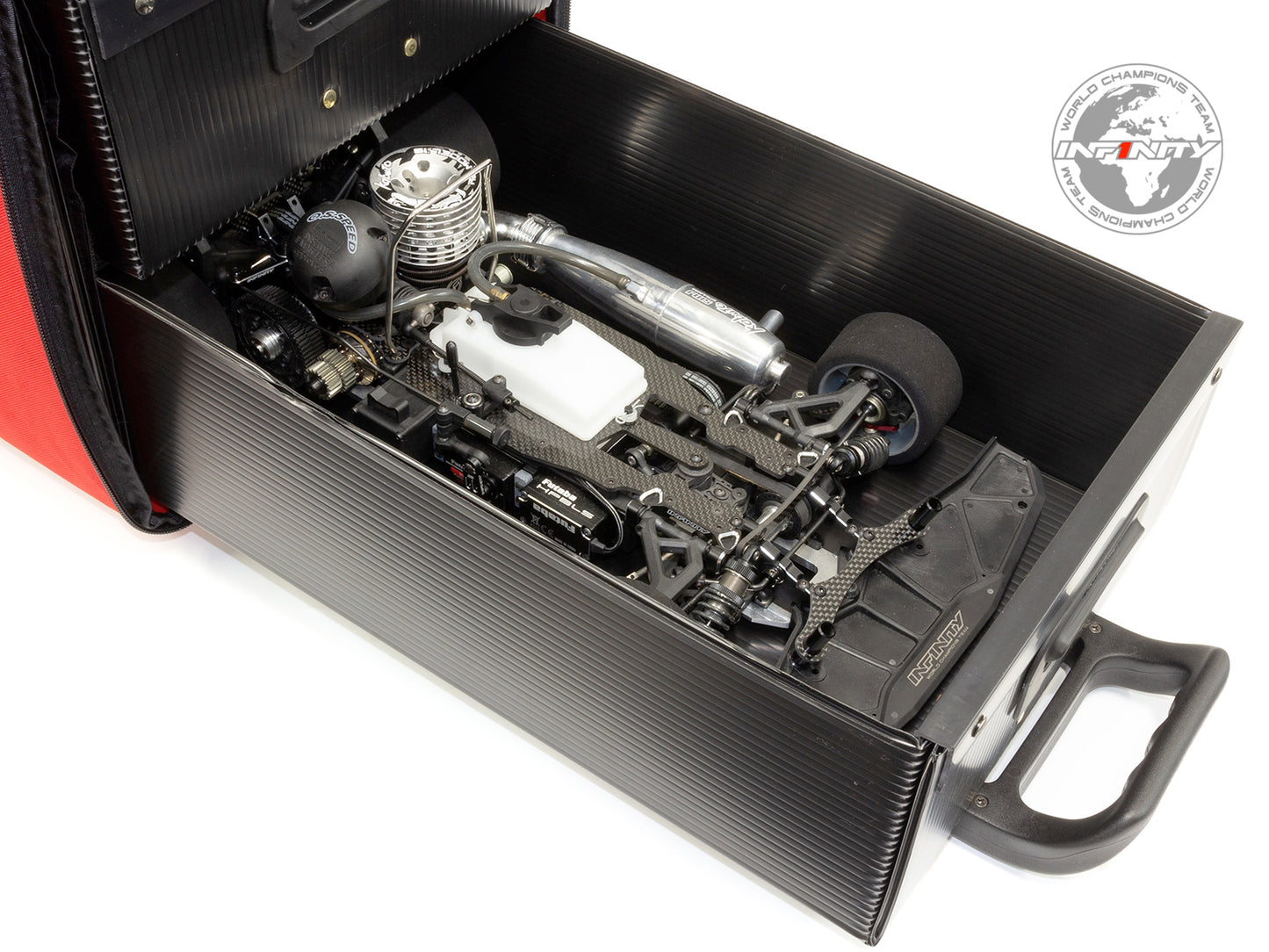 A0092 - INFINITY RACING ROSSO TROLLEY BAG