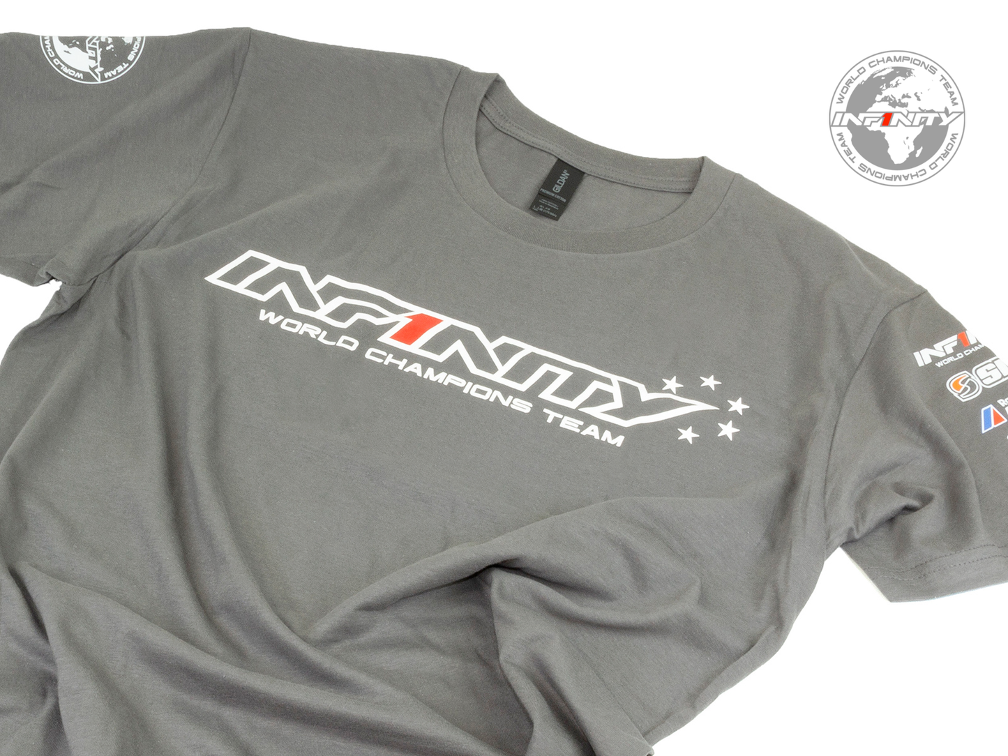 A0097 - INFINITY TEAM T-SHIRT (GY) SIZE 3XL