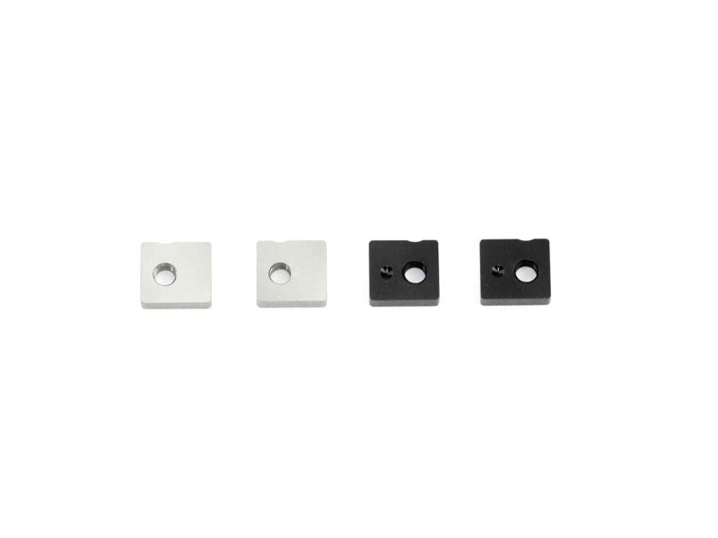 M006 - SHOCK LOWER PLATE SET (ALU)