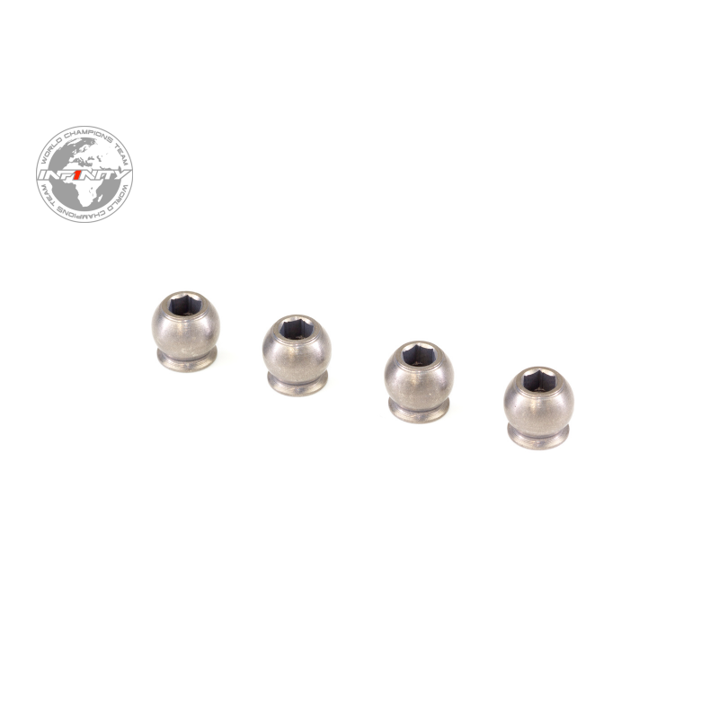 R0418 - LF FLANGE BALL 5.8mm (Short/4pcs)