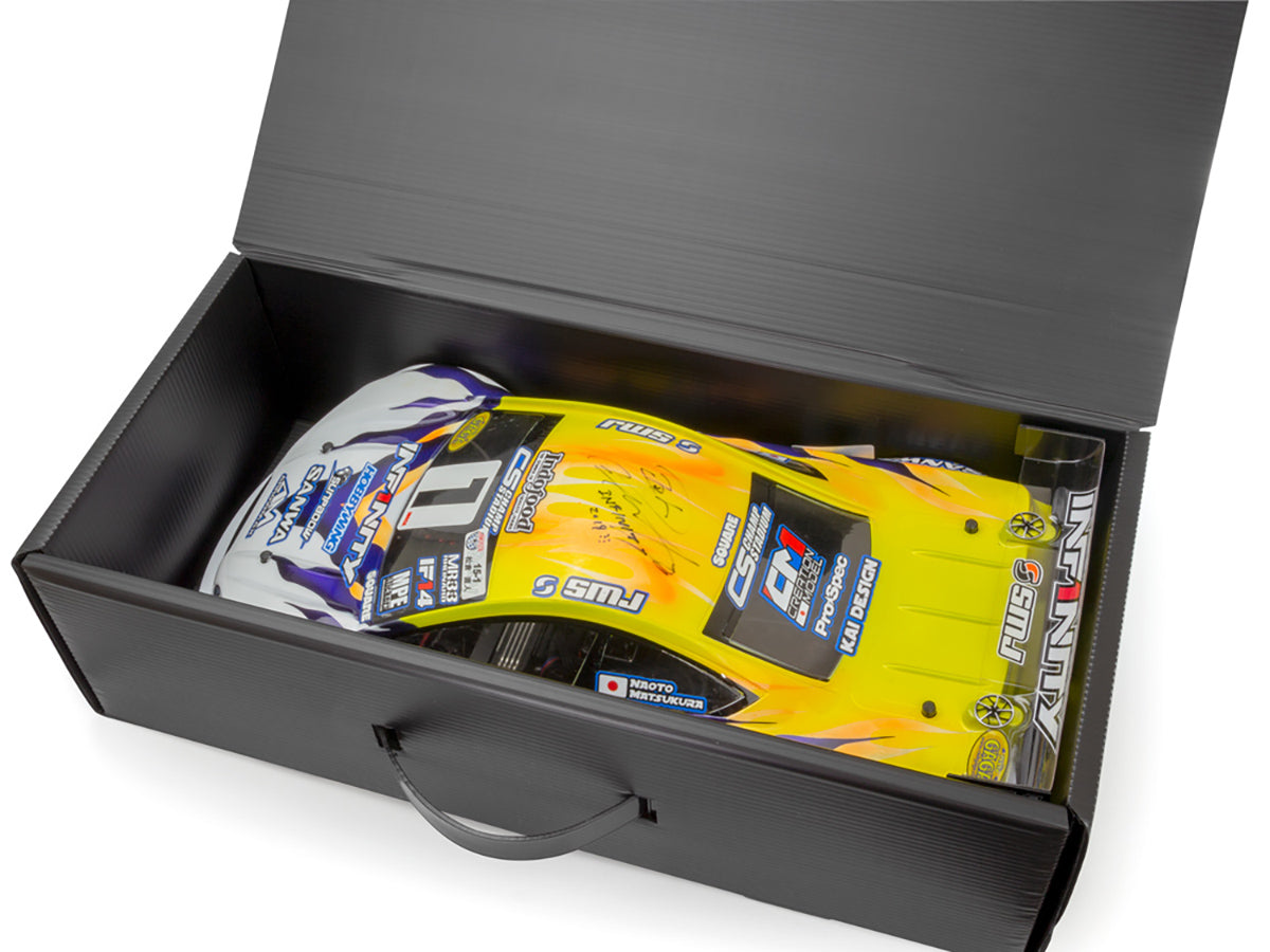 A003 - INFINITY PLASTIC CARDBOARD BOX (47x21.5x13cm)