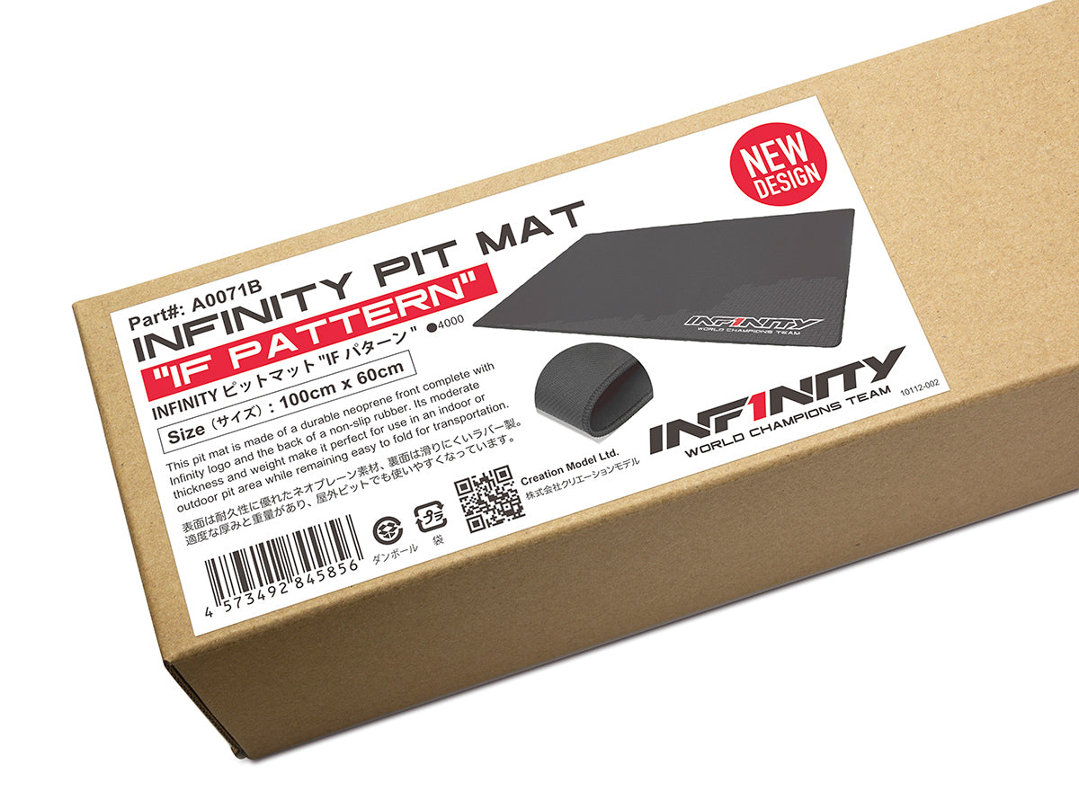 A0071B - INFINITY PIT MAT "IF Pattern" (100x60cm/Black)