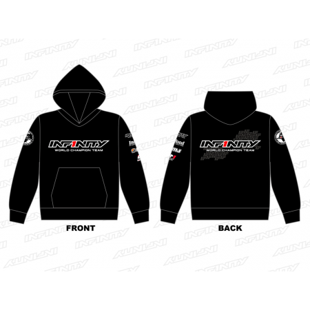 A0055-L - INFINITY 2018 TEAM HOODIE (BLACK / SIZE L)