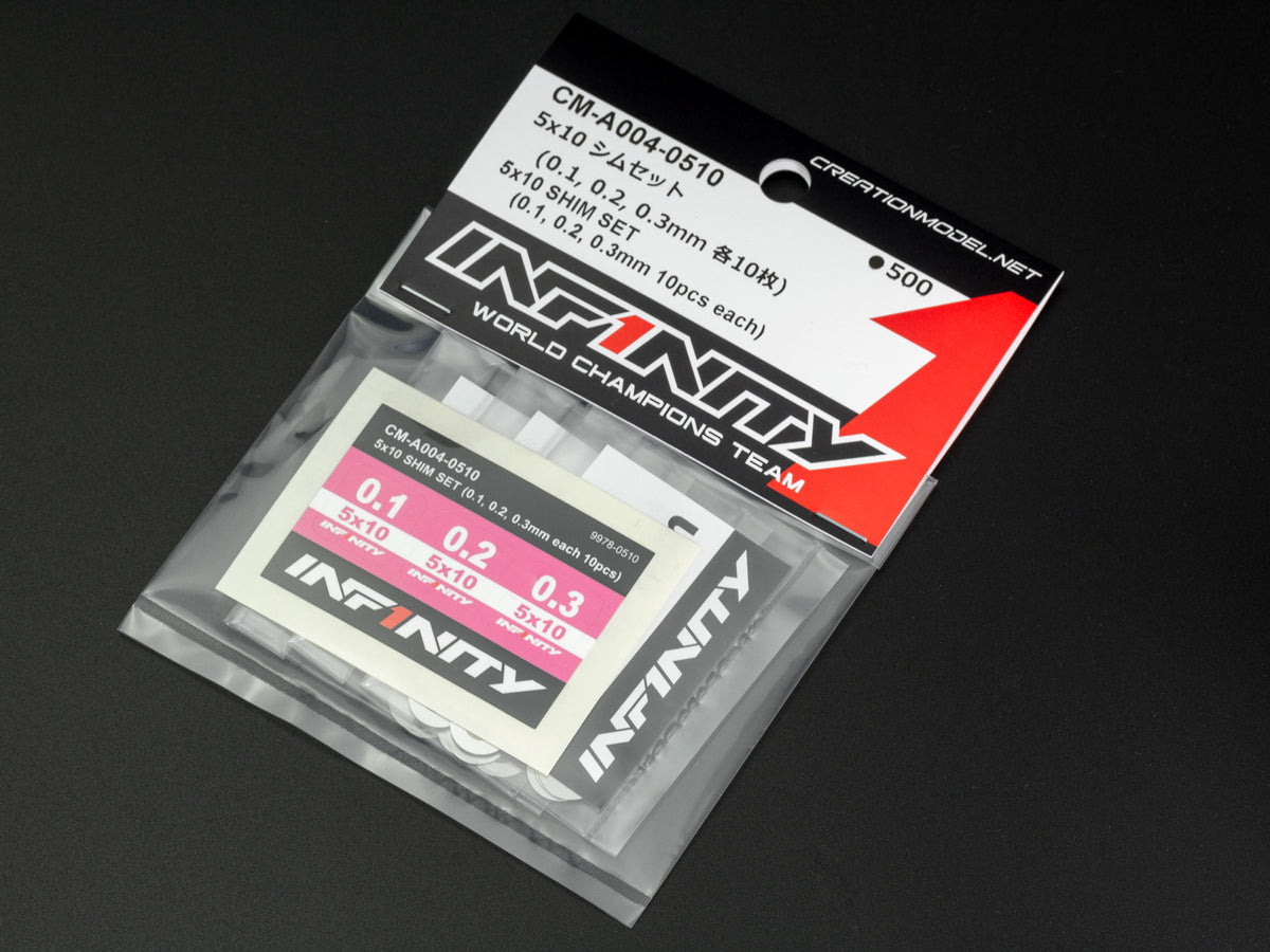 CM-A004-0510 - 5x10 SHIM SET (0.1 0.2 0.3mm 10pcs each)