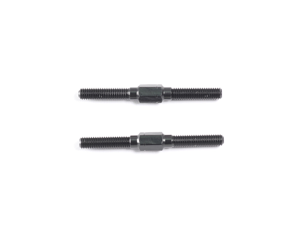 F019 - ALU TURNBUCKLE M3x33mm (Black/2pcs)