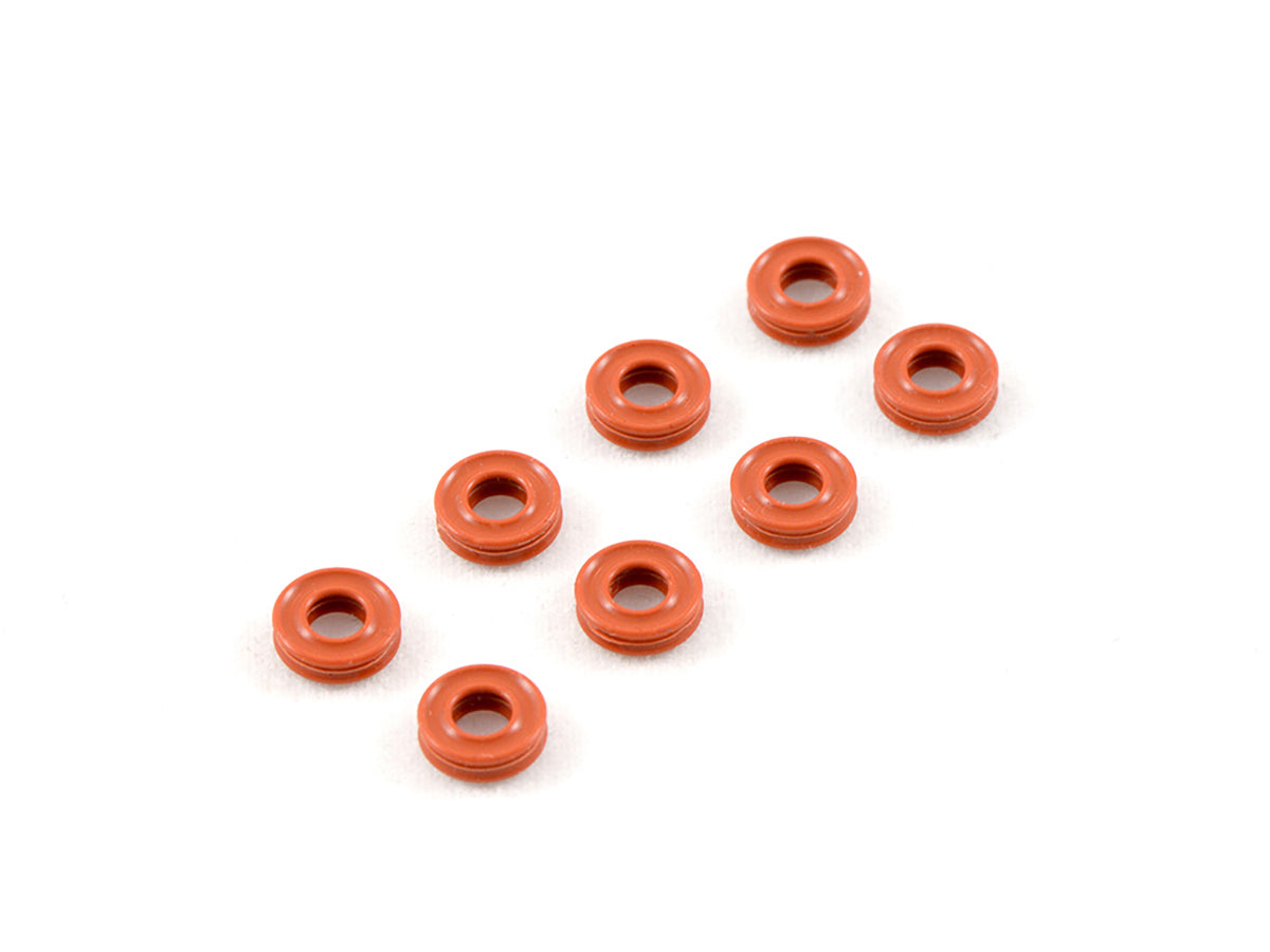 R0136 - SHOCK O-RING ORANGE 8pcs