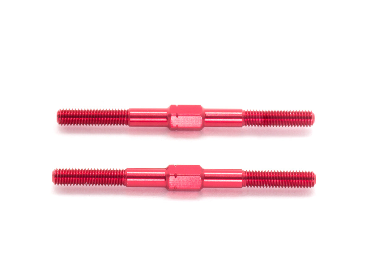 T057 - ALUMINUM TURNBUCKLE M3x42mm (Red/2pcs)