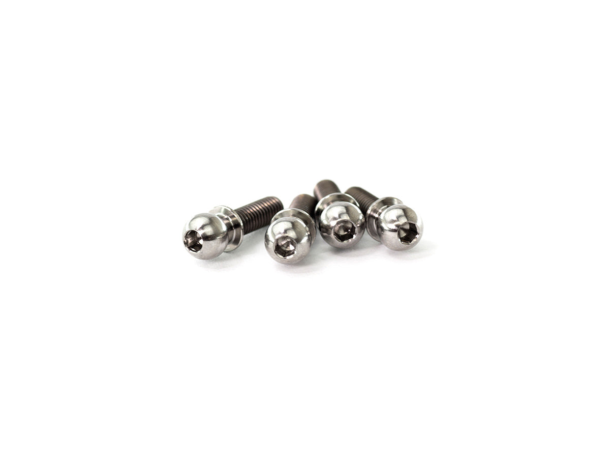 T160 - TITANIUM BALL END 4.9mm LONG (4pcs)
