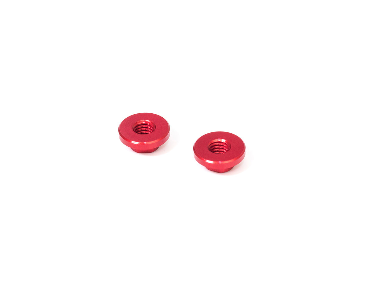 T282 - ALU MOUNT SPACER M3x6x4.5mm (Red/3pcs)