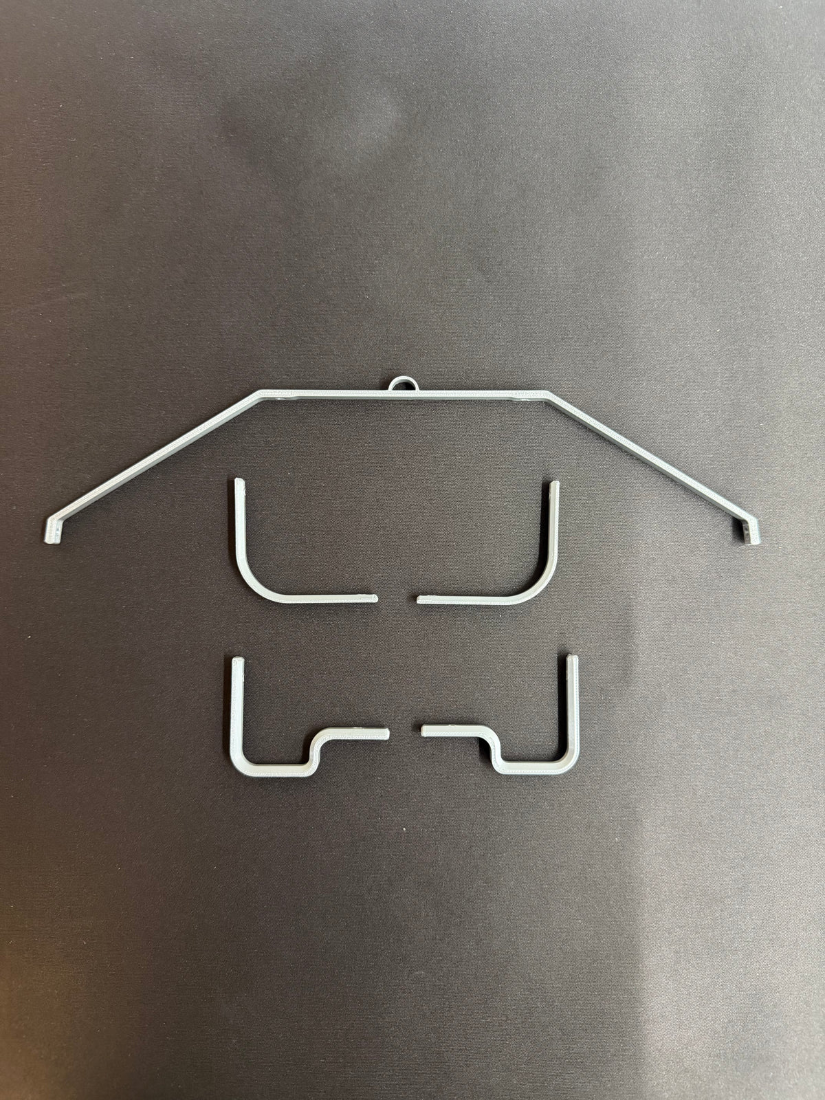 SILVER BODY STIFFENERS FOR 1:8
