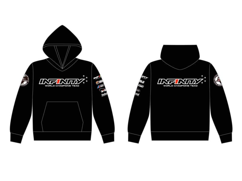 A0096L - INFINITY TEAM HOODIE "4 STARS" (BK) L SIZE
