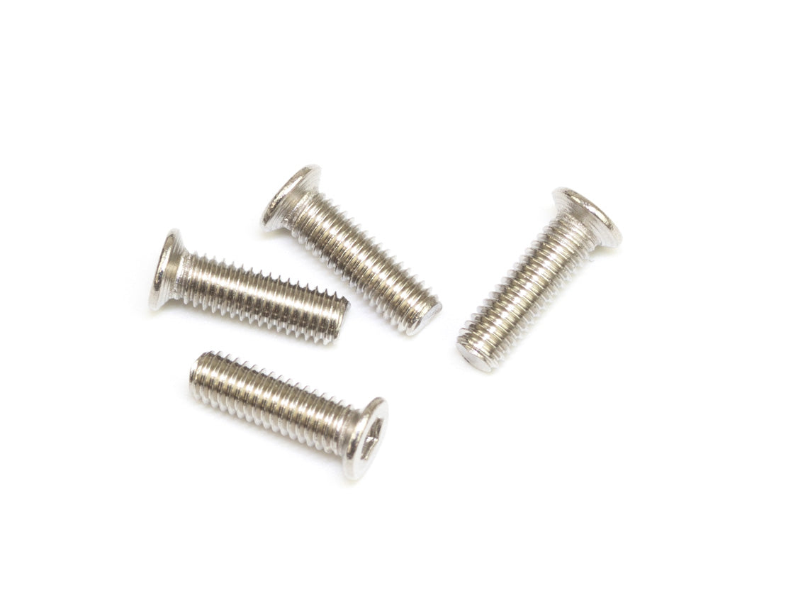 B02310S - M3x10mm STAINLESS THIN FLAT HEAD SCREW (4pcs)