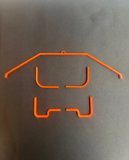 ORANGE BODY STIFFENERS FOR 1:8