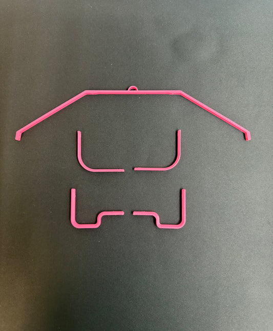 PINK BODY STIFFENERS FOR 1:8