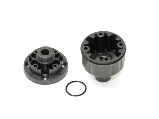 G022BK - FRONT DIFF CASE SET (Black)