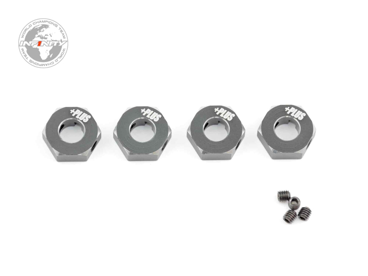 G238 - ALUMINUM WHEEL HEX HUB Type-B (4pcs/IF15-2) – Inf1nity RC Cars
