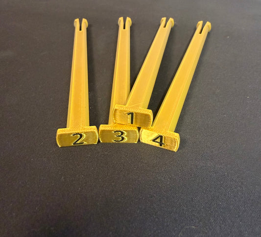 GOLDEN 3D TIRE HOLDERS
