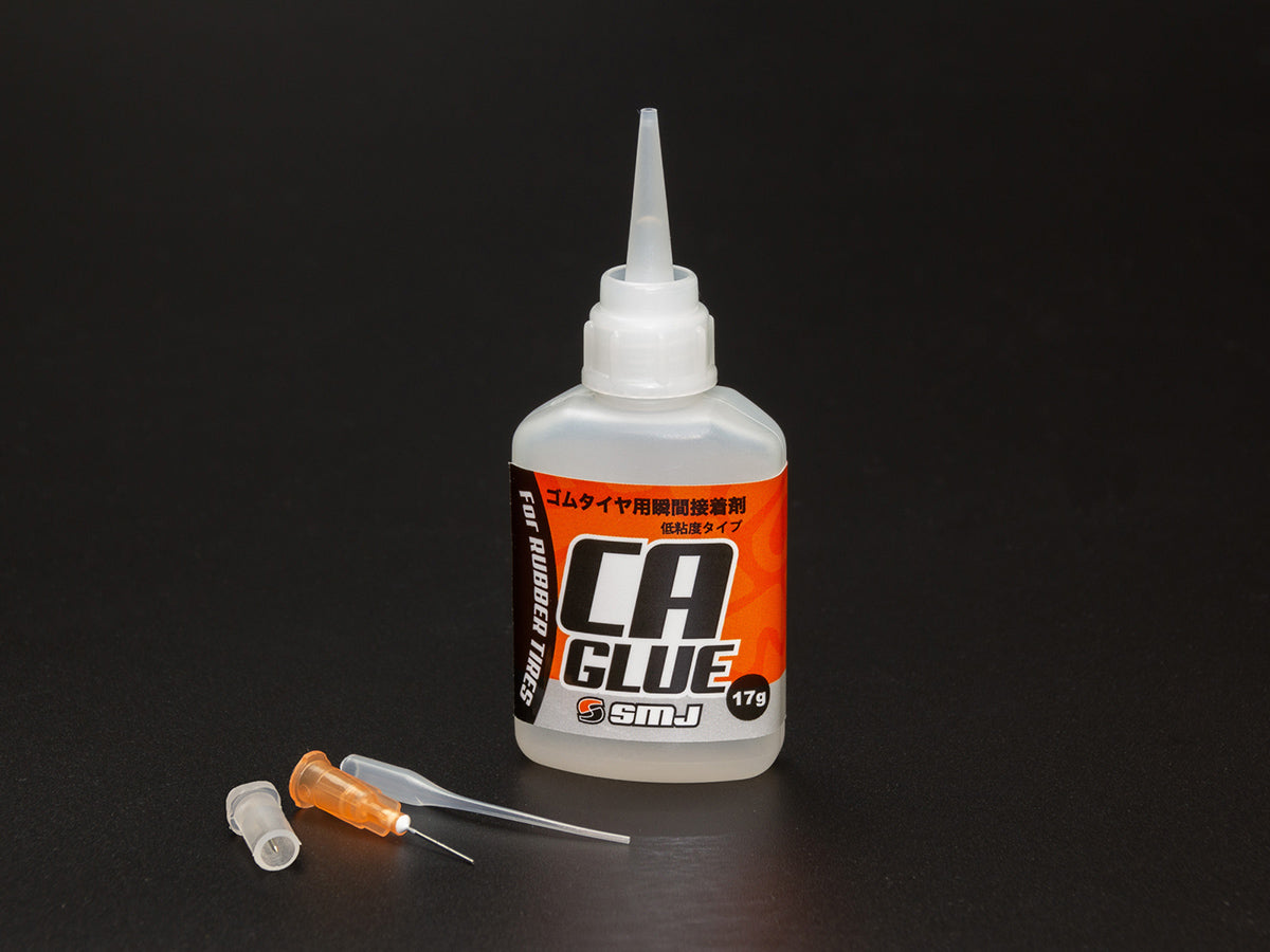 SMJ1504 - GLUE FOR RUBBER TIRES incl fine needle nozzle ( low Viscosity 17g)