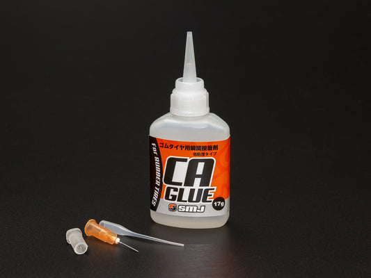 SMJ1504 - GLUE FOR RUBBER TIRES incl fine needle nozzle ( low Viscosity 17g)