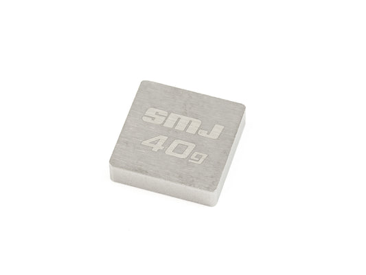 SMJ3639 - TUNGSTEN BALANCE WEIGHT 40g (20.4x20.4x5mm)