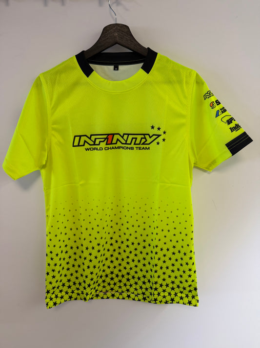 T-Shirt Fluorescent Yellow Infinity M