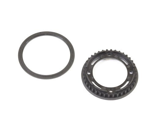 TS002LFB - PULLEY 38T (Low Friction/Black)