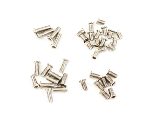 TS149 - M3 STAINLESS THIN FLAT HEAD SCREW SET (38pcs)