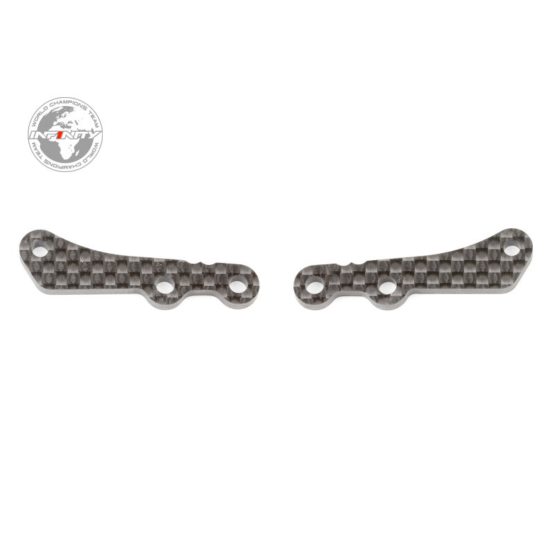 R0242-3.0B - REAR LOWER ARM PLATE LC+3.0 (Carbon/2pcs)