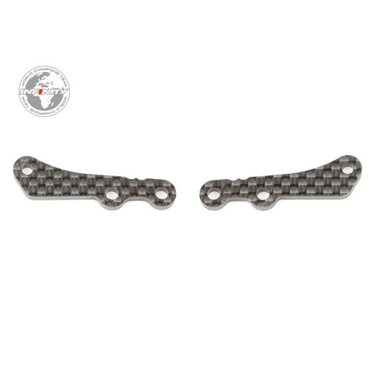 R0242-3.0B - REAR LOWER ARM PLATE LC+3.0 (Carbon/2pcs)