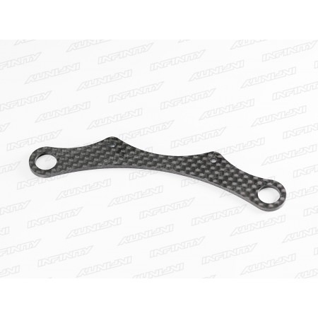 R0274B - CARBON GRAPHITE FRONT BODY MOUNT PLATE (for LONG POST)