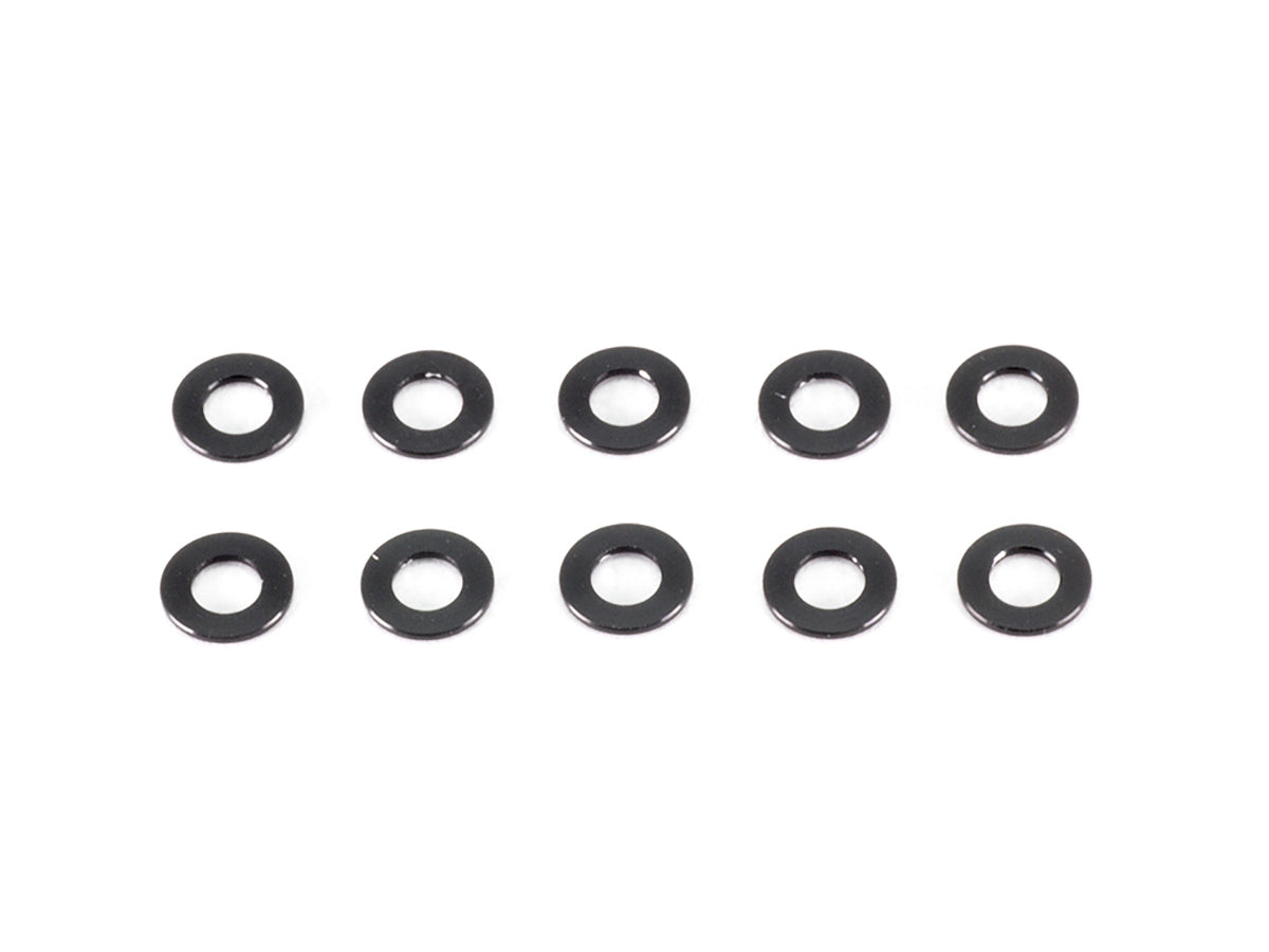 A006-05 - ALUMINUM WASHER 3x6x0.5mm (Black/10pcs)