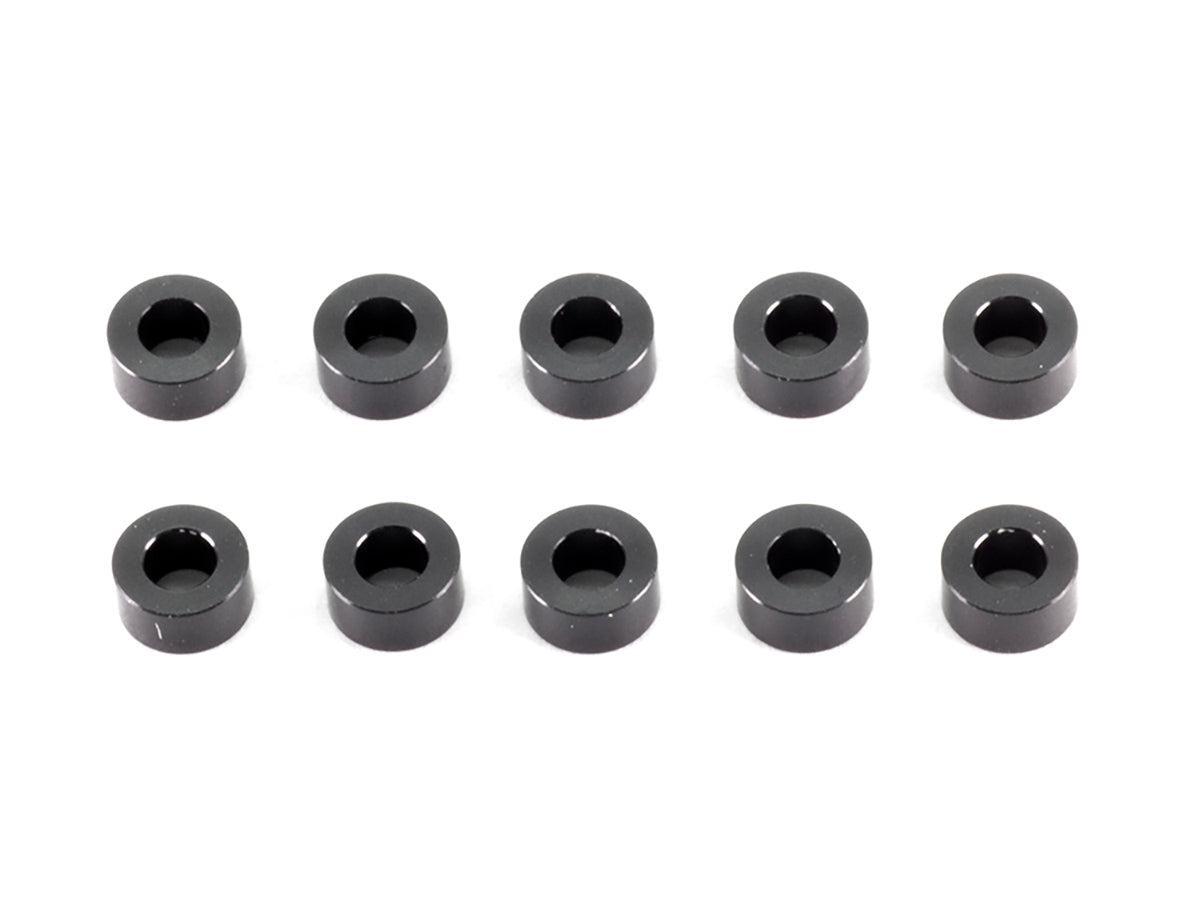 A006-30 - ALUMINUM WASHER 3x6x3.0mm (Black/10pcs)