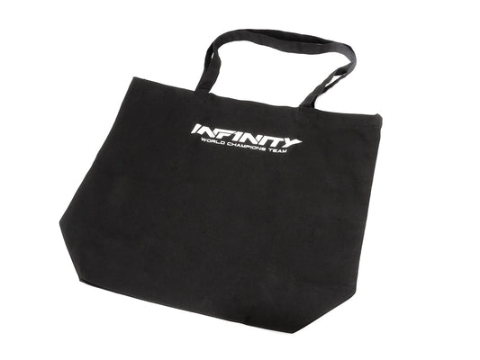 A0073 - INFINITY CANVAS TOTE BAG (Black / L size)