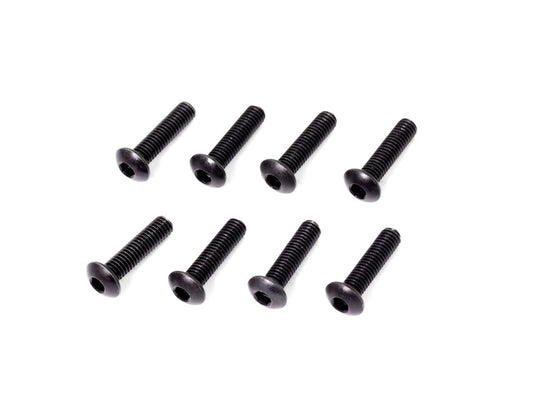 B01312 - M3x12mm BUTTON HEAD SCREW (8pcs)