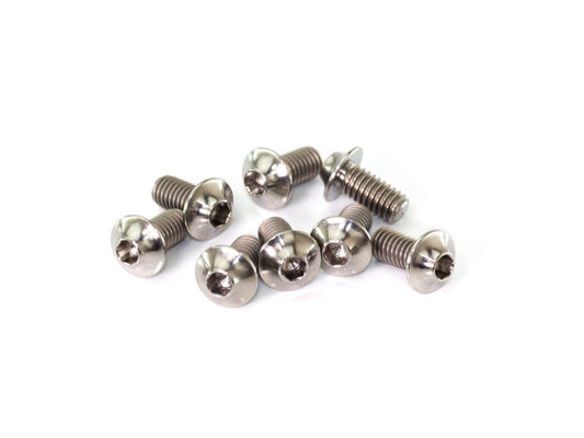 B01408U-T - M4x8mm TITANIUM UFO HEAD SCREW (8pcs)