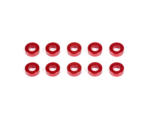 CM-A005-20 - ALUMINUM WASHER 3x6x2.0mm (Red/10pcs)