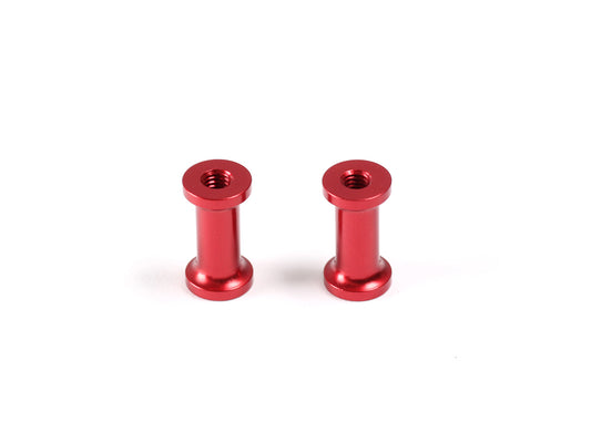 F037 - ALU STANDOFF (12.8mm/Red/2pcs)