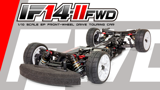 IF14-II FWD 1/10 SCALE EP FWD TOURING CAR CHASSIS KIT