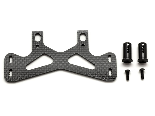 R0219 - FRONT BODY MOUNT SET (CARBON GRAPHITE)