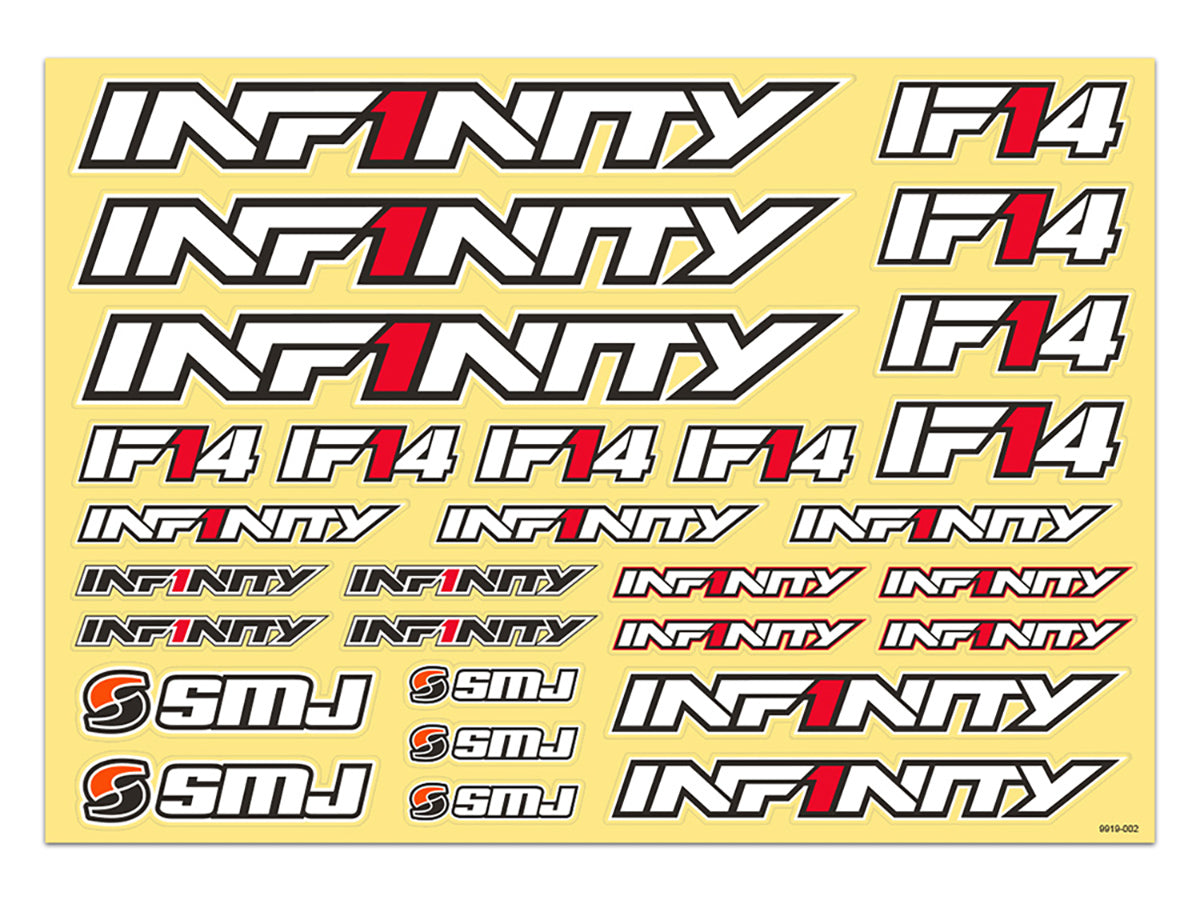 T125 - INFINITY IF14 LOGO DECAL – Inf1nity RC Cars