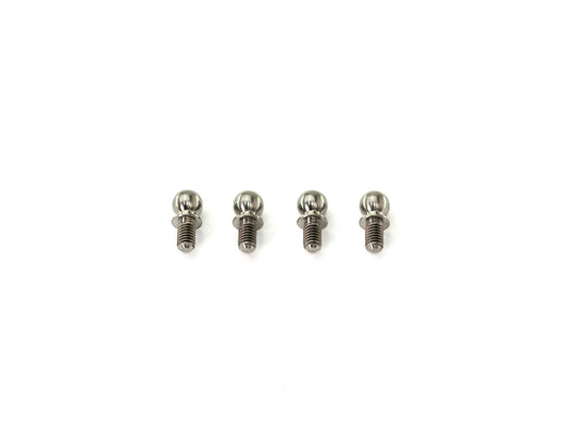 T158 - TITANIUM BALL END 4.9mm SHORT (4ps)