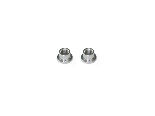 T195 - ALU FLANGE COLLAR M3x4x3.3mm (Silver/2pcs)