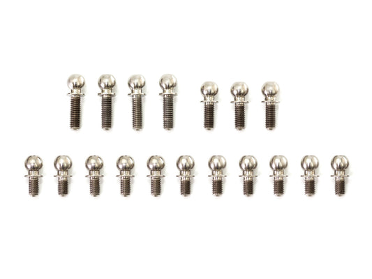 T260 - IF14-2 TITANIUM BALL END 4.9mm SET (18pcs)