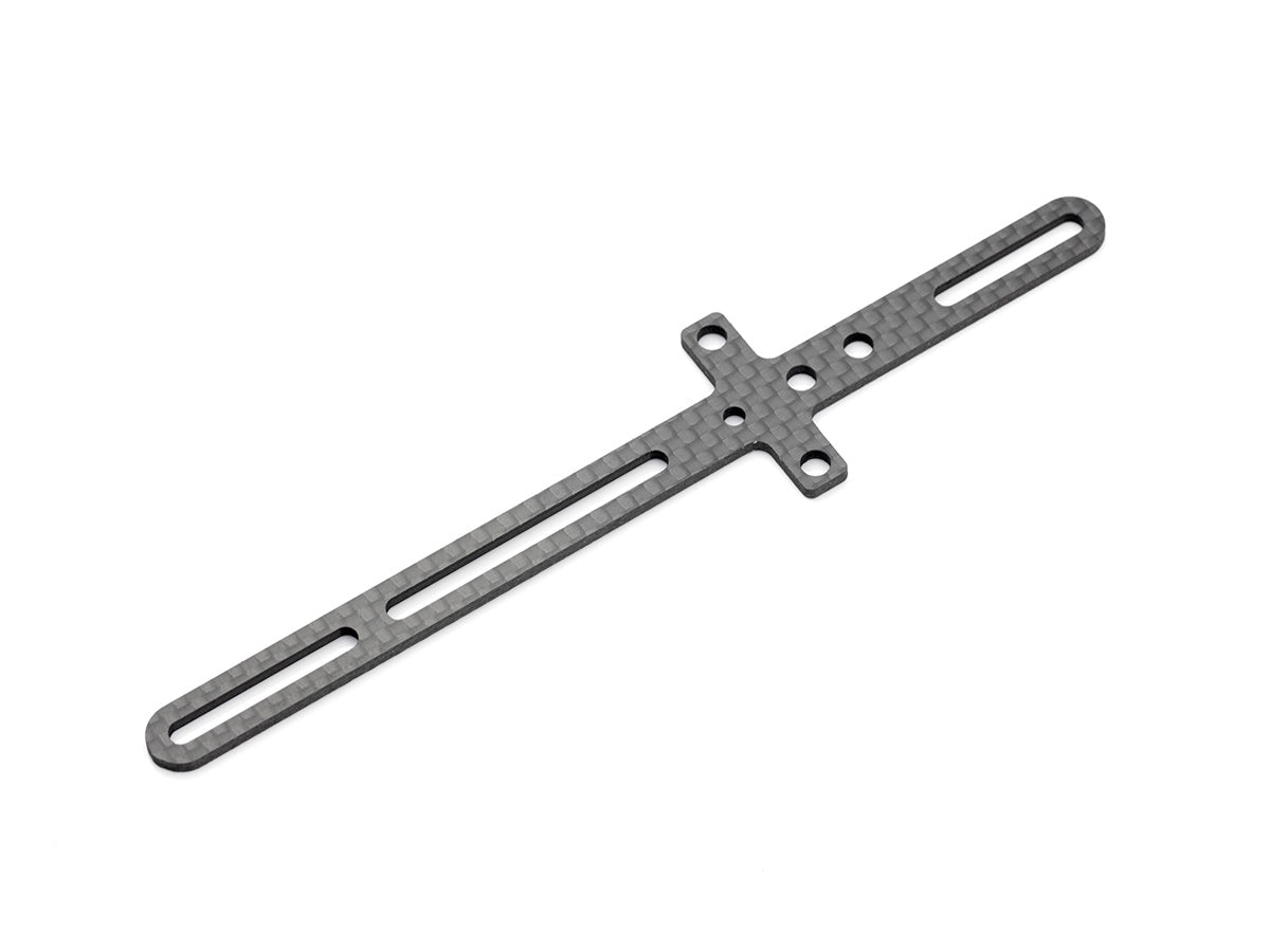 T293 - GRAPHITE REAR CHASSIS STIFFENER 2.0mm (IF14-2FWD)